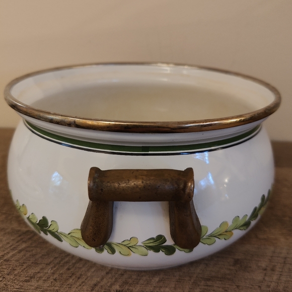 Vintage ASTA Enamelware Pot 7” - Picture 5 of 9